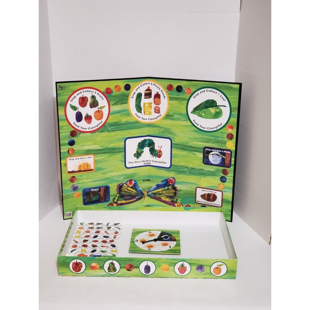 The Very Hungry Caterpillar Game Of Counting Colors & Contrasts Eric Carle 3+